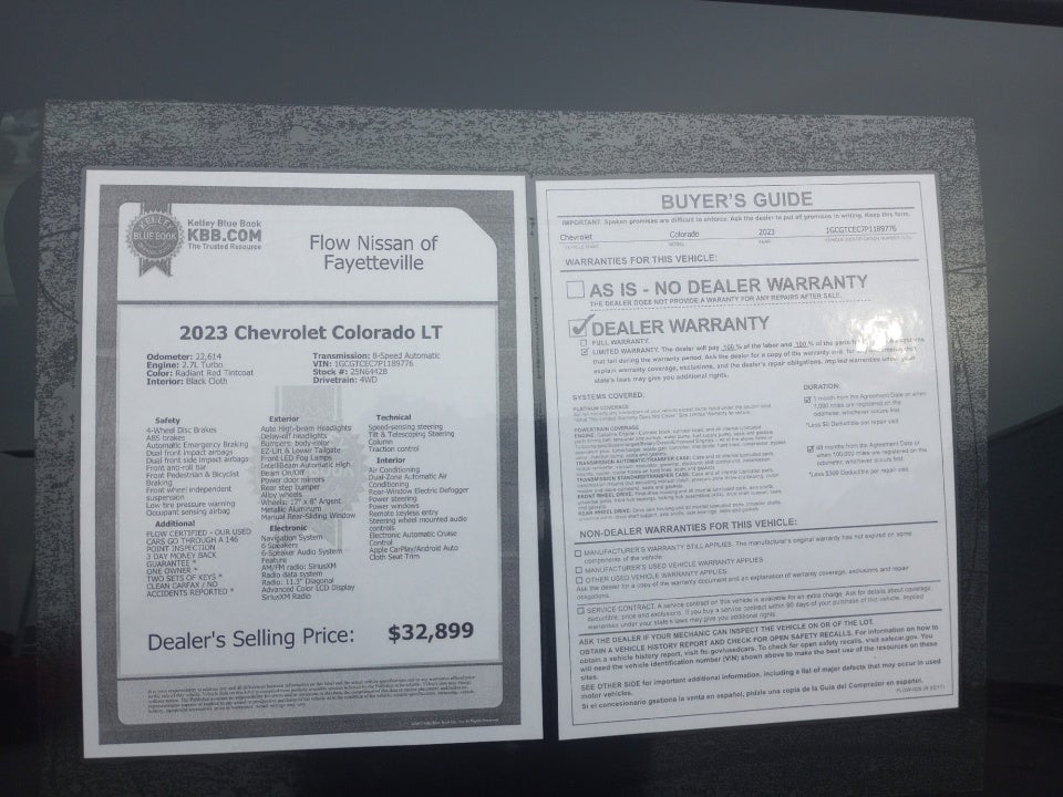 2023 Chevrolet Colorado 4WD Crew Cab Short Box LT