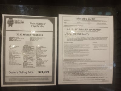 2022 Nissan Frontier Crew Cab S 4x4