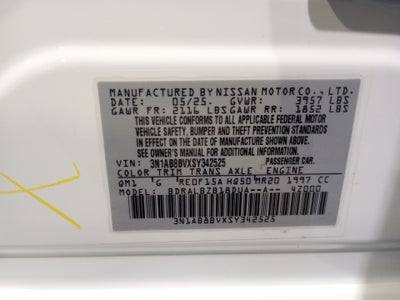 2025 Nissan Sentra S