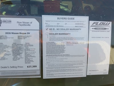 2026 Nissan Rogue SV