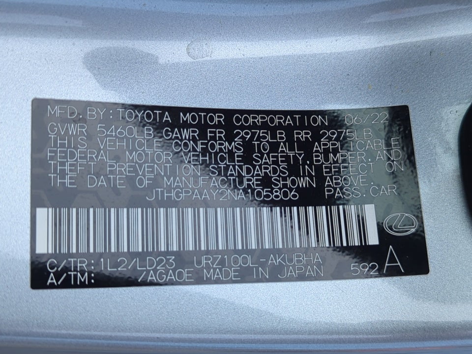 2022 Lexus LC 500 LC 500