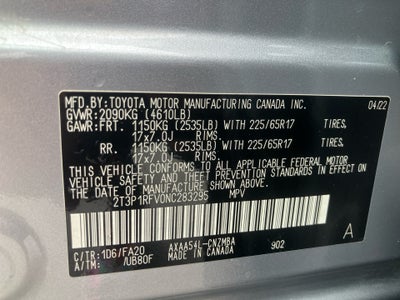 2022 Toyota RAV4 XLE