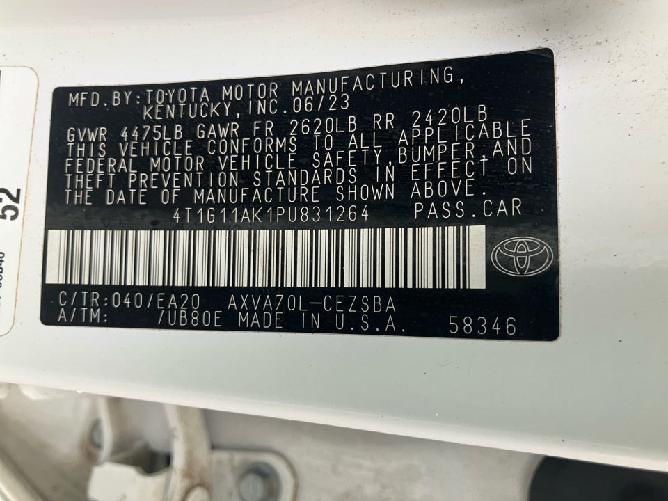 2023 Toyota Camry SE