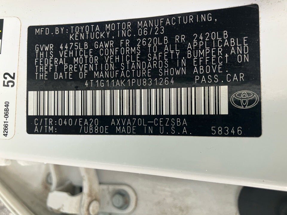 2023 Toyota Camry SE