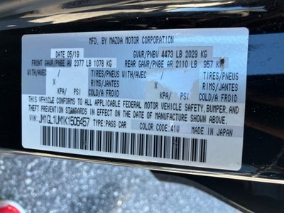 2019 Mazda Mazda6 Sport