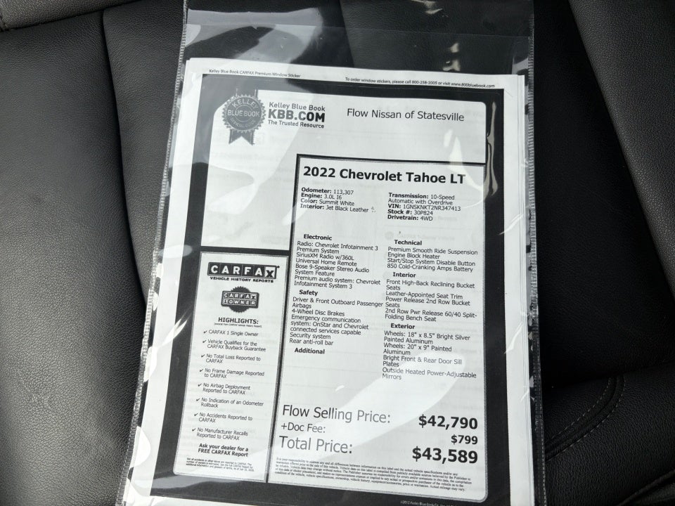 2022 Chevrolet Tahoe LT