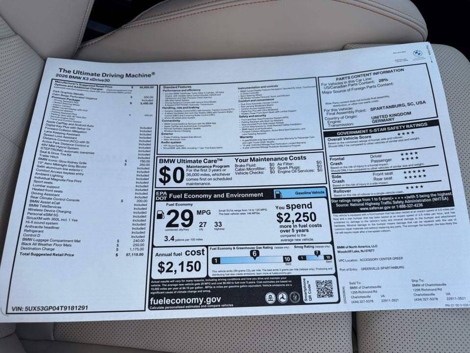 2026 BMW X3 30 xDrive