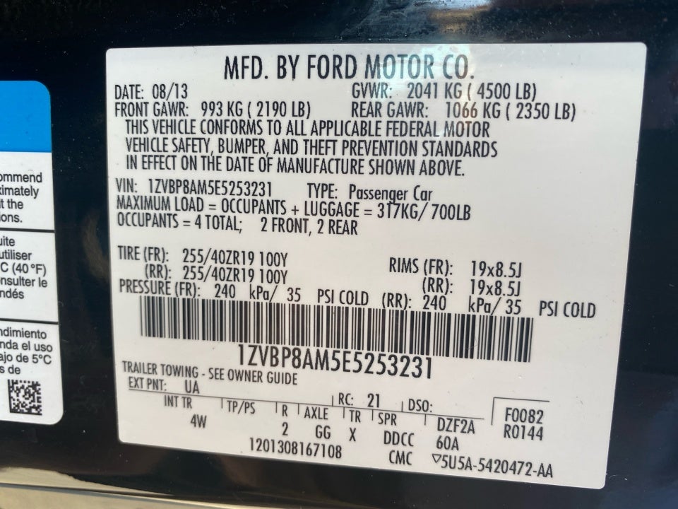 2014 Ford Mustang V6 Premium