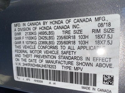 2018 Honda CR-V EX-L