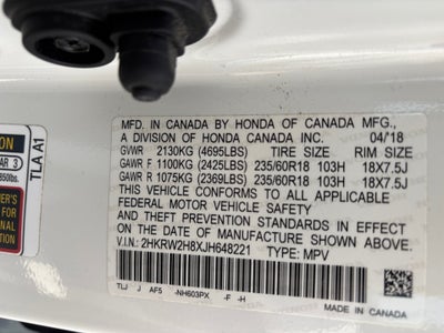 2018 Honda CR-V EX-L