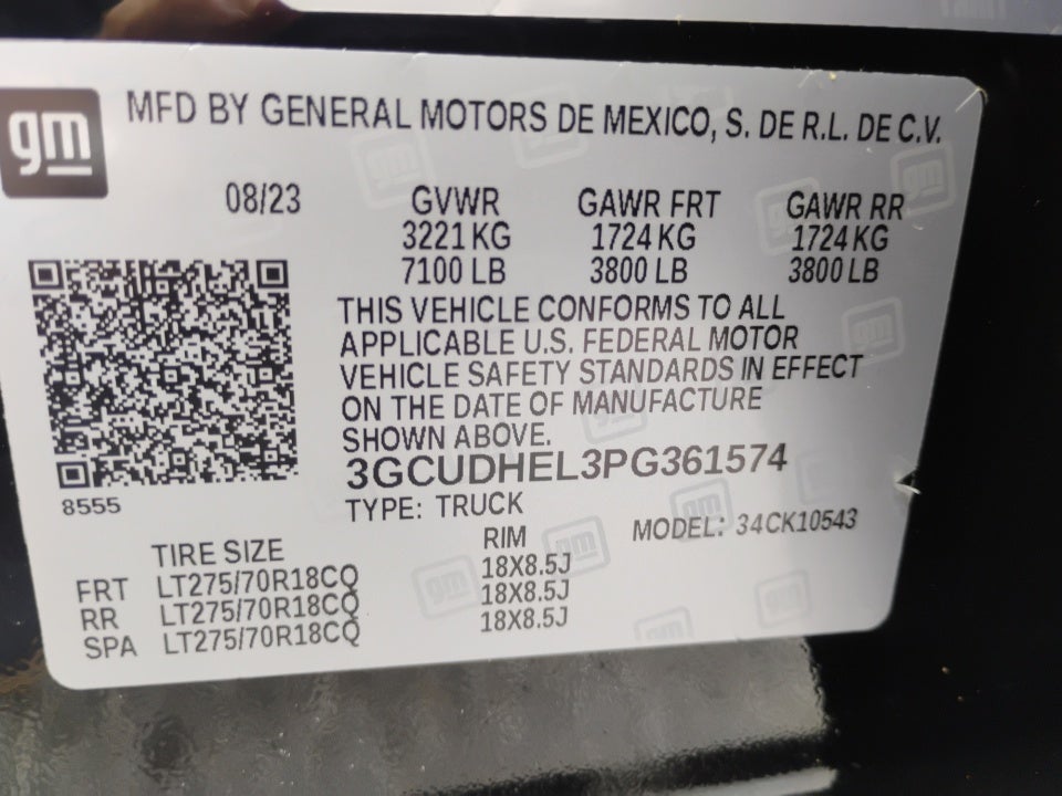 2023 Chevrolet Silverado 1500 ZR2