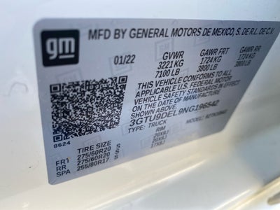 2022 GMC Sierra 1500 Limited 4WD Crew Cab Short Box SLT