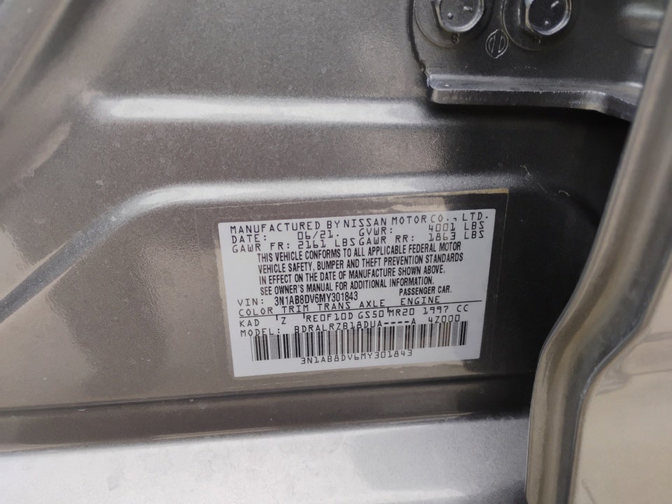 2021 Nissan Sentra SR Xtronic CVT