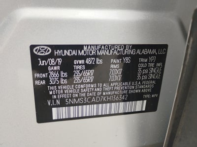 2019 Hyundai Santa Fe SEL