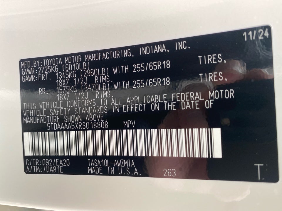 2024 Toyota Grand Highlander XLE