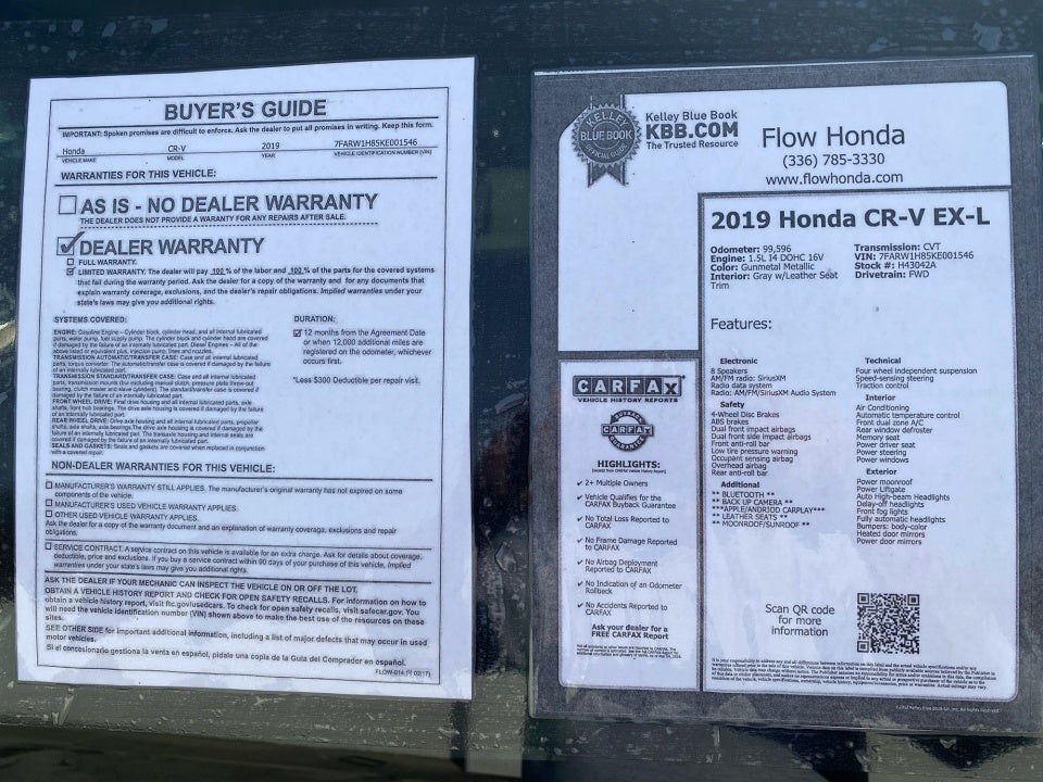 2019 Honda CR-V EX-L