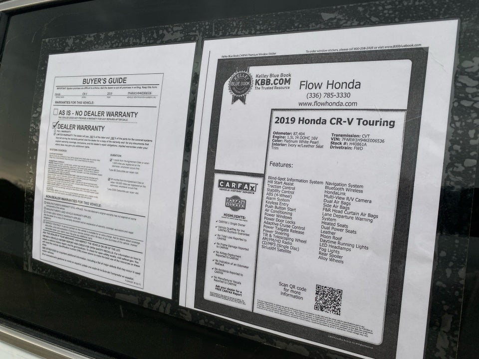 2019 Honda CR-V Touring