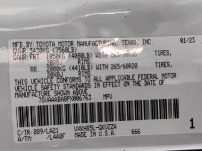 2023 Toyota Sequoia Platinum