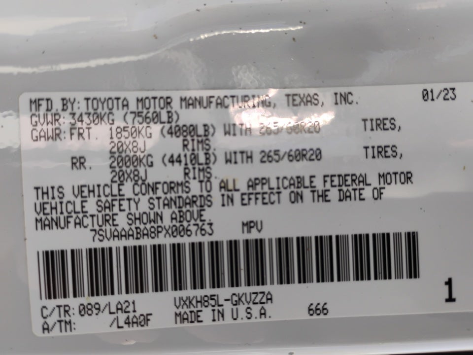 2023 Toyota Sequoia Platinum