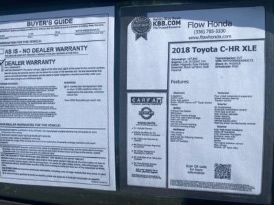 2018 Toyota C-HR XLE