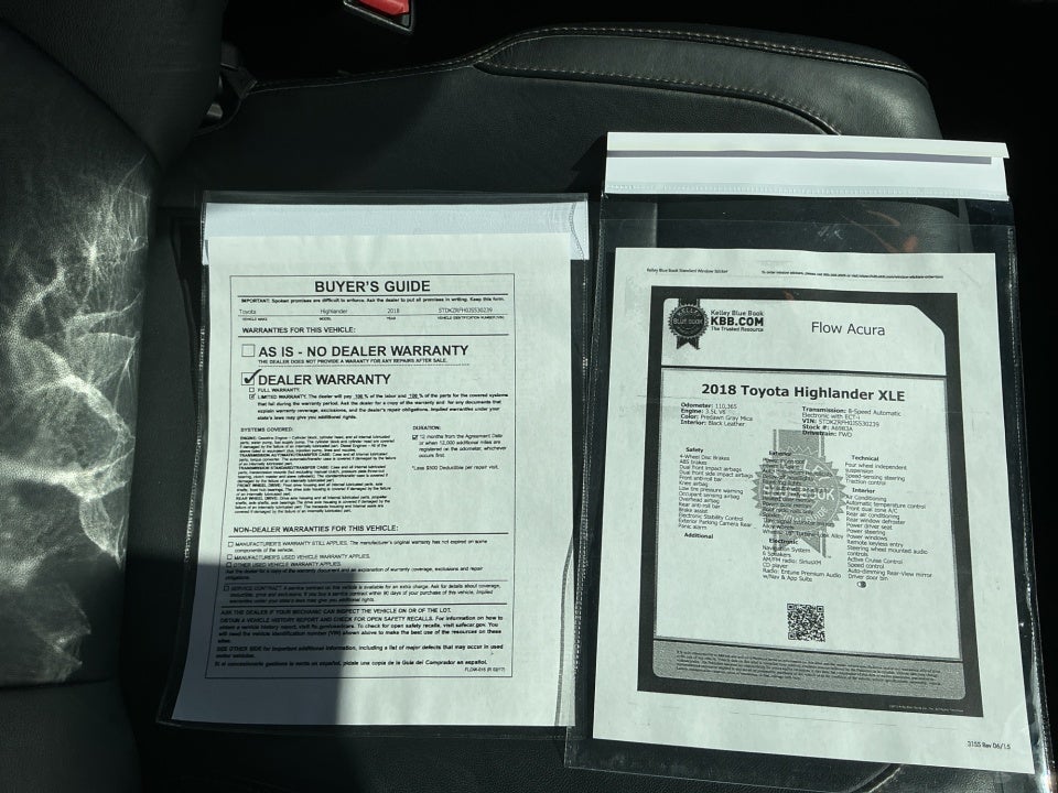 2018 Toyota Highlander XLE