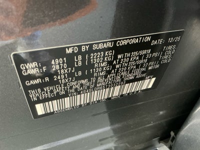 2026 Subaru Forester Limited