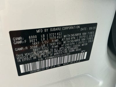 2025 Subaru Ascent Premium 7-Passenger