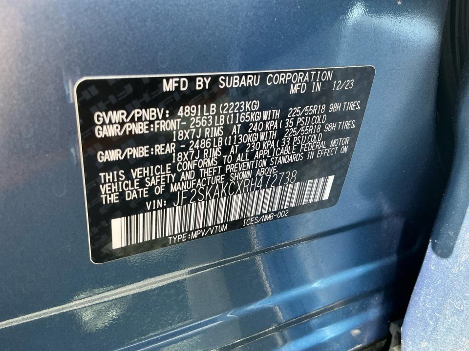 2024 Subaru Forester Limited