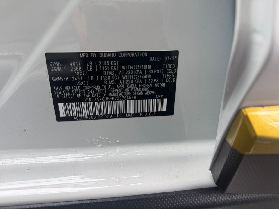 2025 Subaru Crosstrek Sport