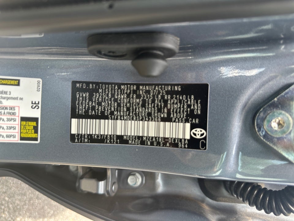 2025 Toyota Corolla LE