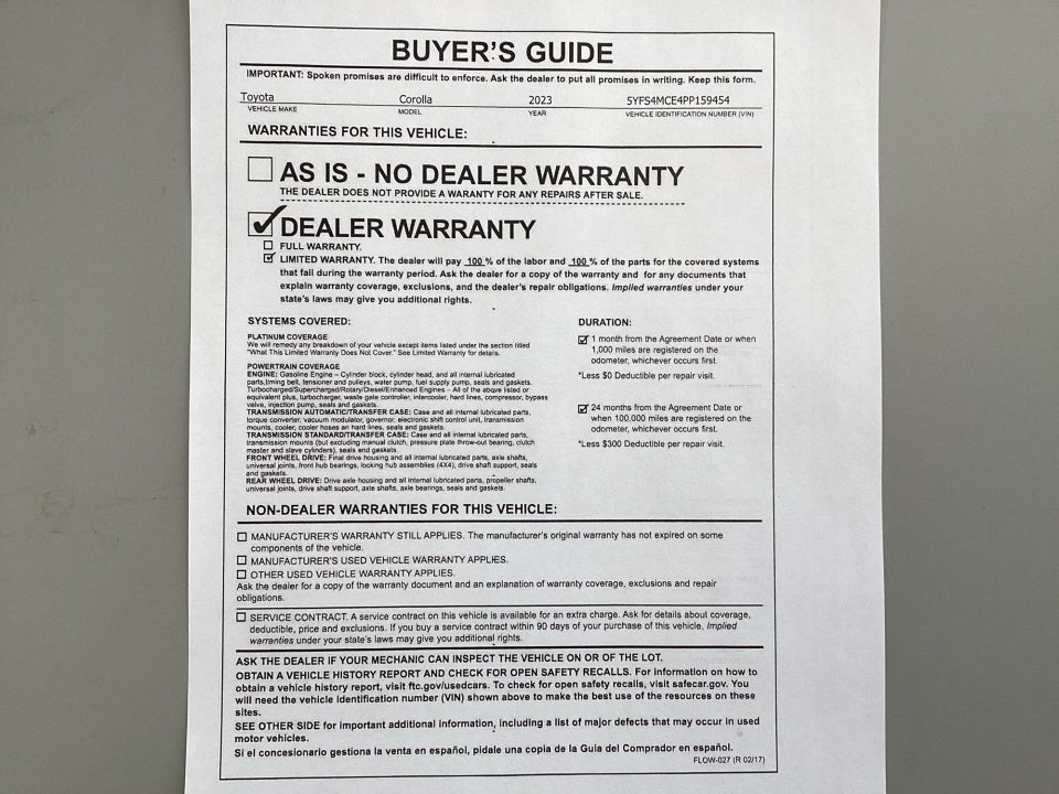 2023 Toyota Corolla SE