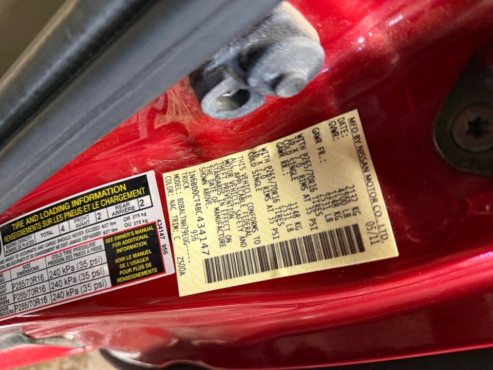 2011 Nissan Frontier SV-I4