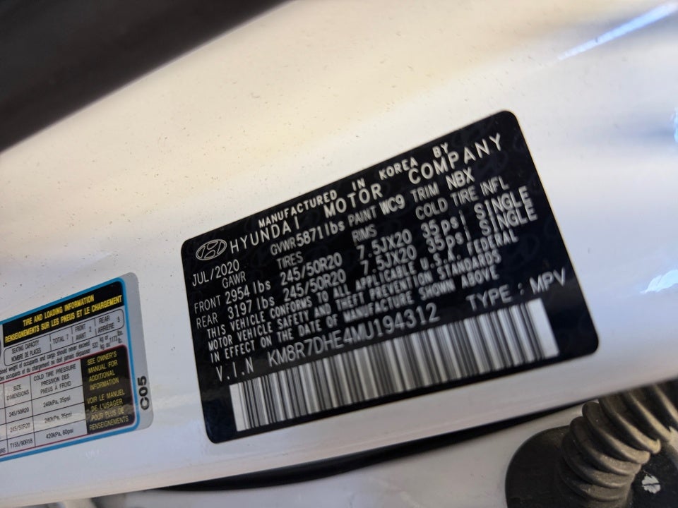 2021 Hyundai Palisade Calligraphy