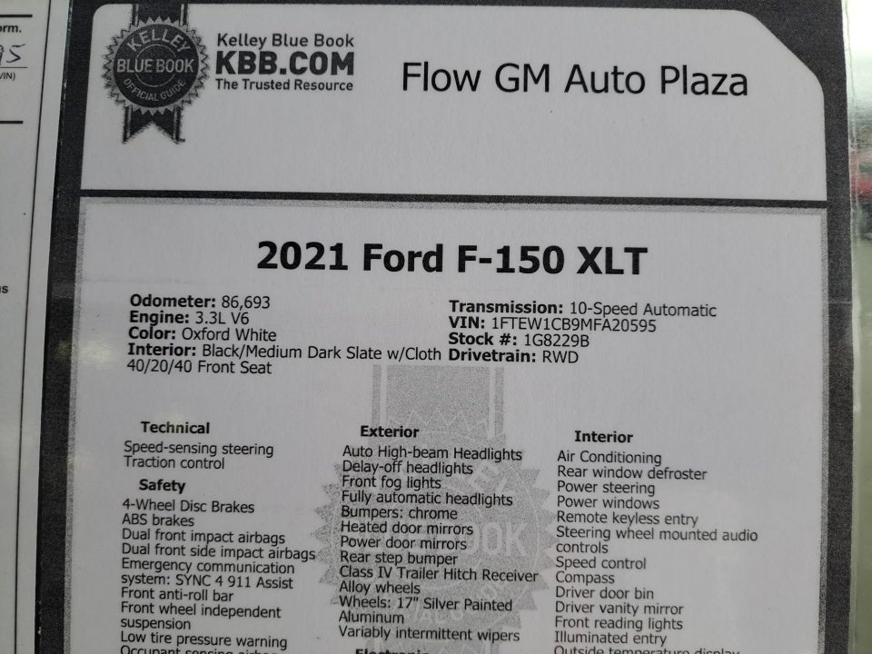 2021 Ford F-150 XLT