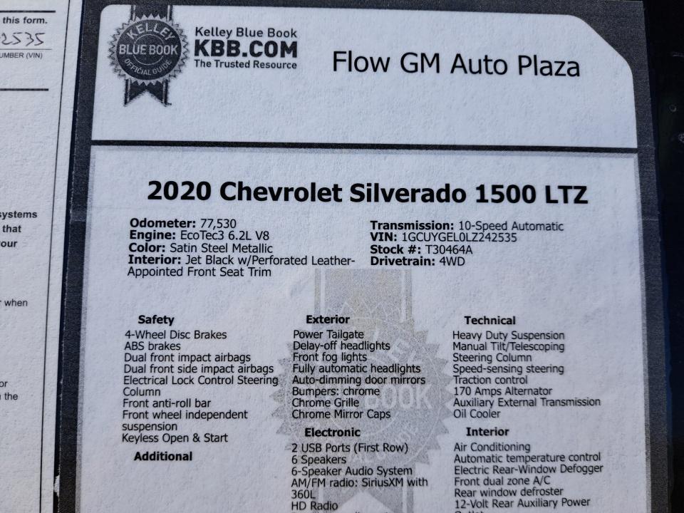 2020 Chevrolet Silverado 1500 LTZ