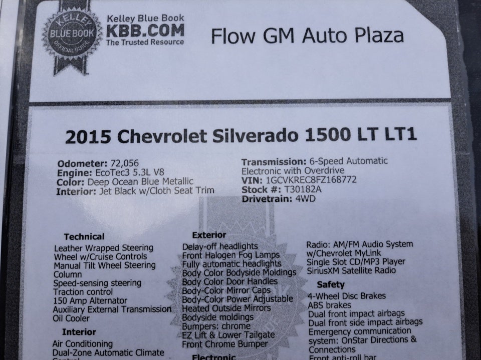 2015 Chevrolet Silverado 1500 1LT