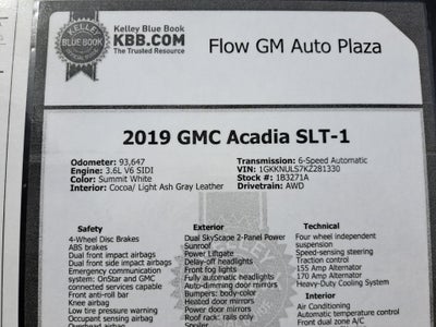 2019 GMC Acadia SLT-1