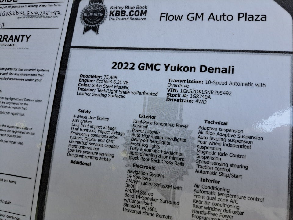 2022 GMC Yukon Denali
