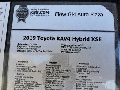 2019 Toyota RAV4 Hybrid XSE