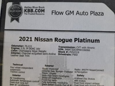 2021 Nissan Rogue Platinum FWD