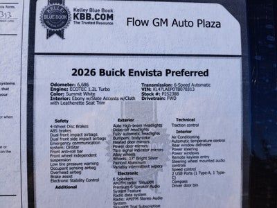 2026 Buick Envista Preferred