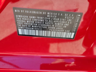 2019 Volkswagen Jetta GLI 2.0T S