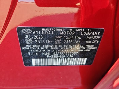 2023 Hyundai Sonata SEL