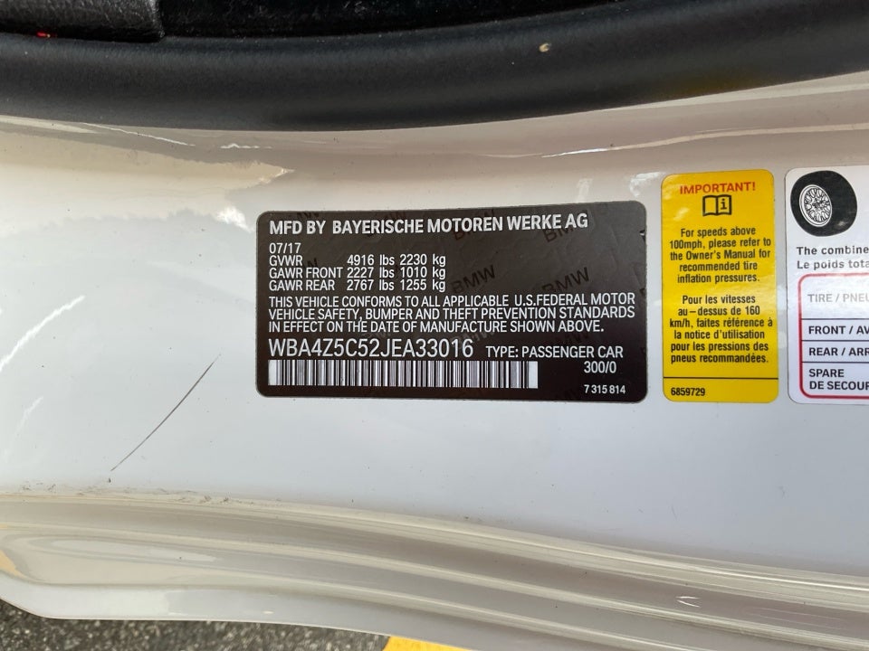 2018 BMW 440i 440i