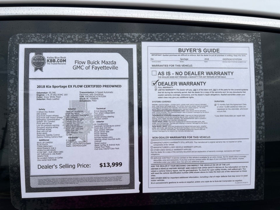 2018 Kia Sportage EX