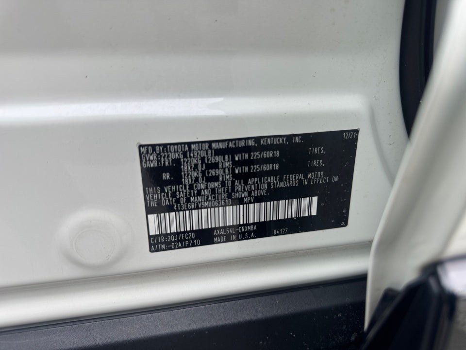 2021 Toyota RAV4 Hybrid XSE