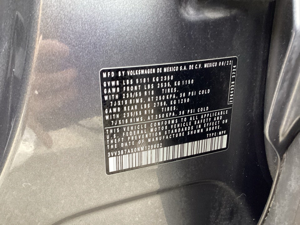 2022 Volkswagen Tiguan 2.0T SE