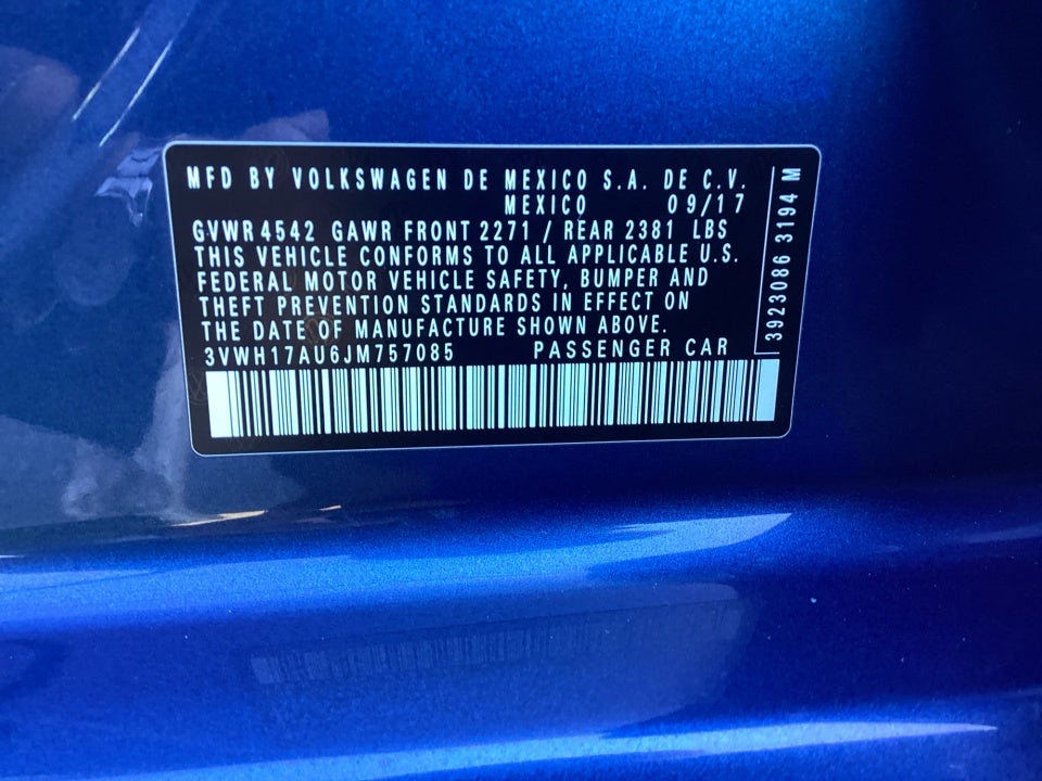 2018 Volkswagen Golf Alltrack TSI S