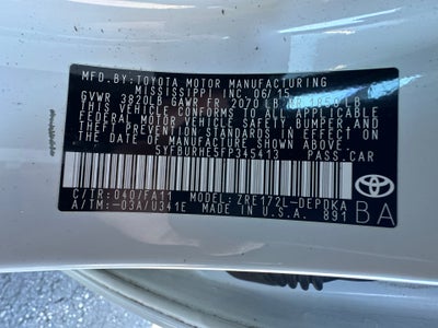 2015 Toyota Corolla L