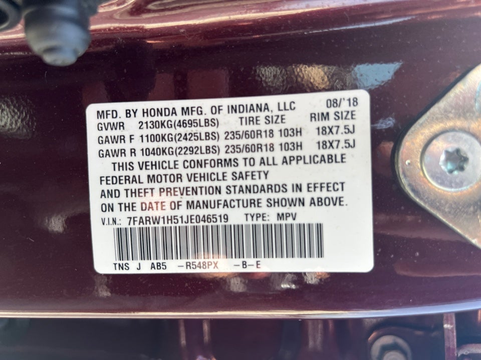2018 Honda CR-V EX